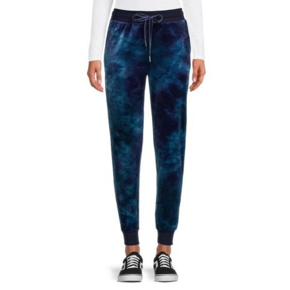 Womens Tie-Dye Jogger Pants XXL 85% Polyester 10% Recycled Polyester 5% Spandex